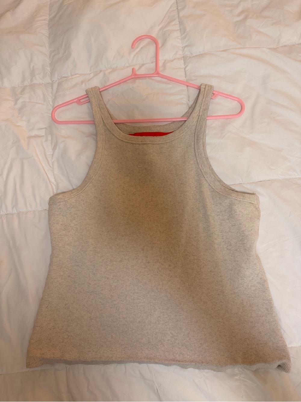 MOTHER Move It Ribbed Tank Top, Size L - Picture 2 of 5